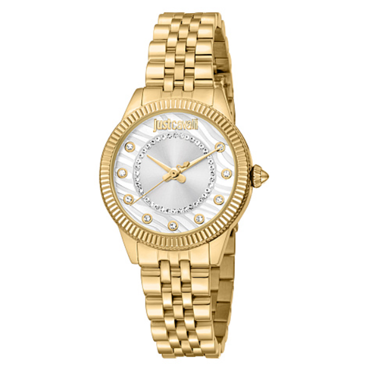 MONTRE JUST CAVALI FEMME SIMPLE ACIER